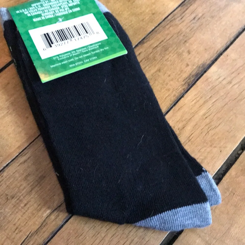 Shamrock Black‎ and Gray Socks by